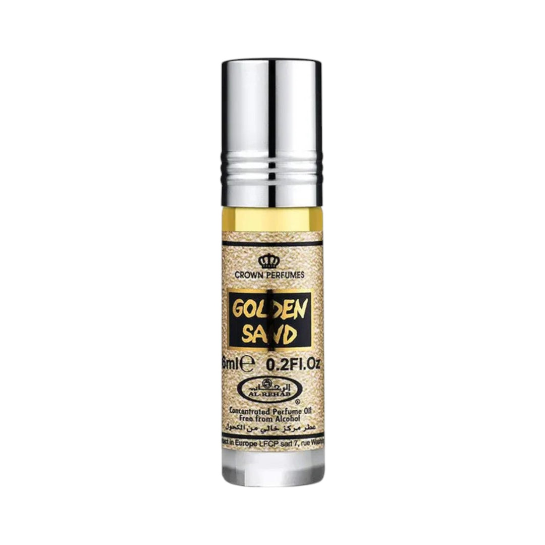 Golden Sand 6ml Perfume Oil by Al Rehab – Warm Spicy Vanilla Scent