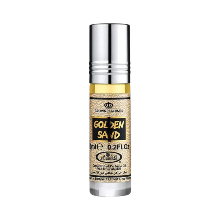 Golden Sand 6ml Perfume Oil by Al Rehab – Warm Spicy Vanilla Scent