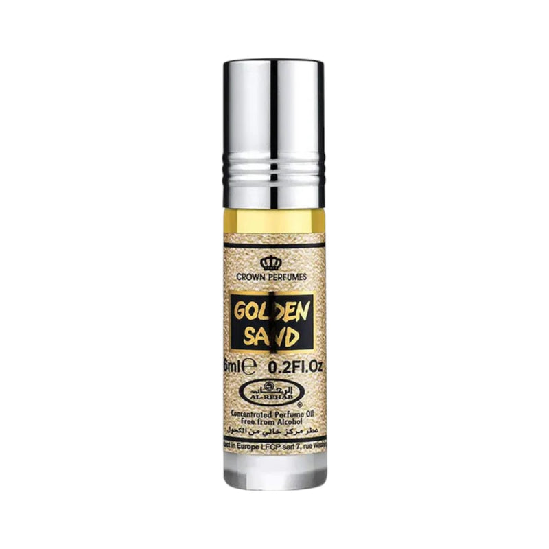 Golden Sand 6ml Perfume Oil by Al Rehab – Warm Spicy Vanilla Scent