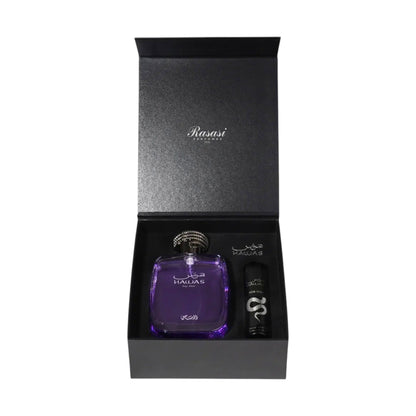 Hawas For Him Travel Set 100ml and 8ml Eau De Parfum by Rasasi