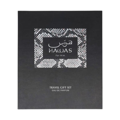 Hawas For Him Travel Set 100ml and 8ml Eau De Parfum by Rasasi
