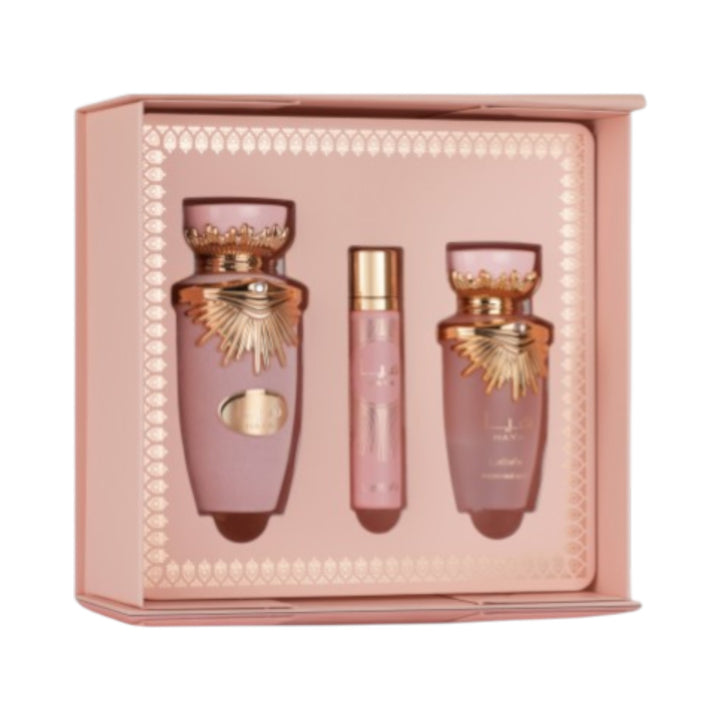 Haya Lattafa gift set perfume hair mist travel spray