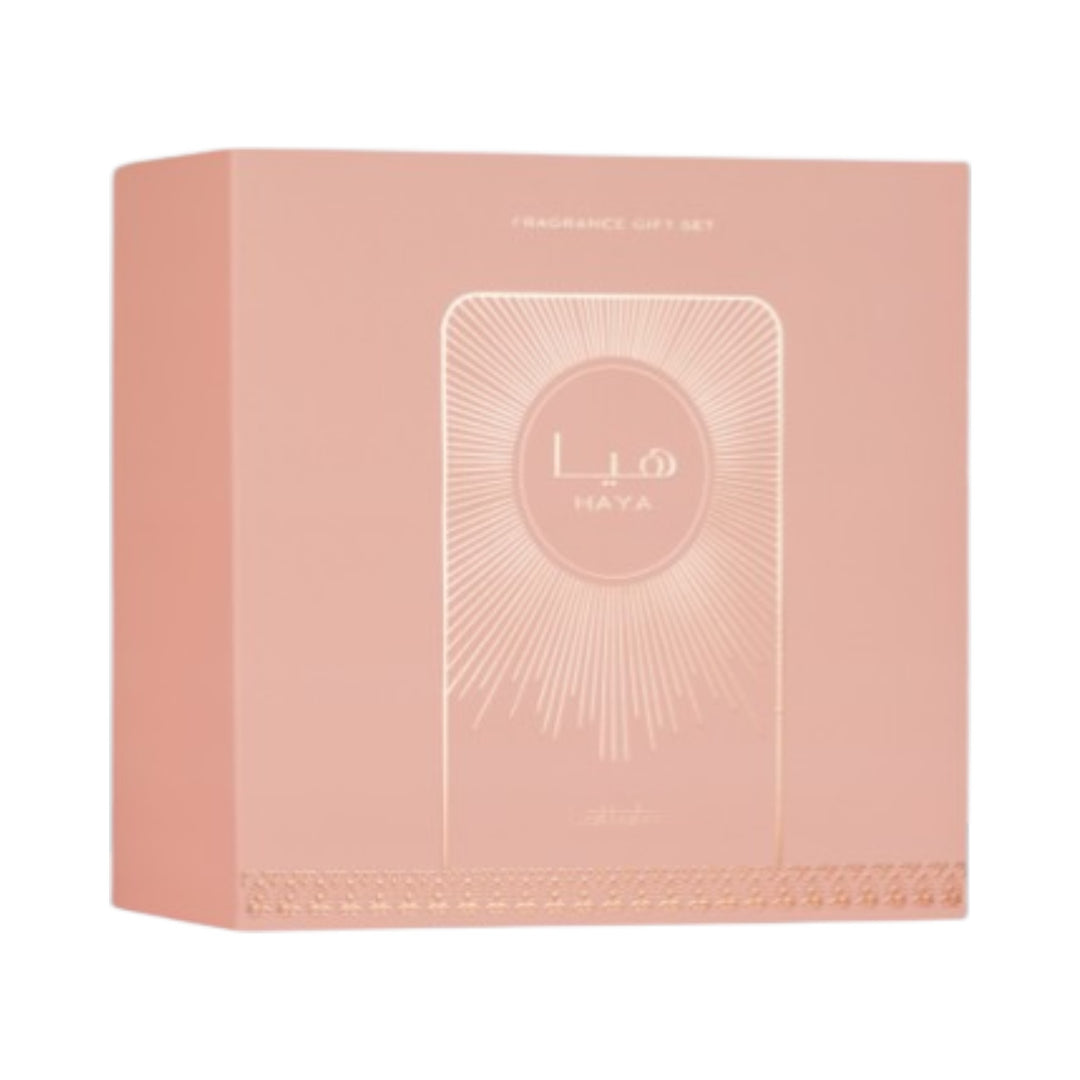 Haya Lattafa gift set perfume hair mist travel spray