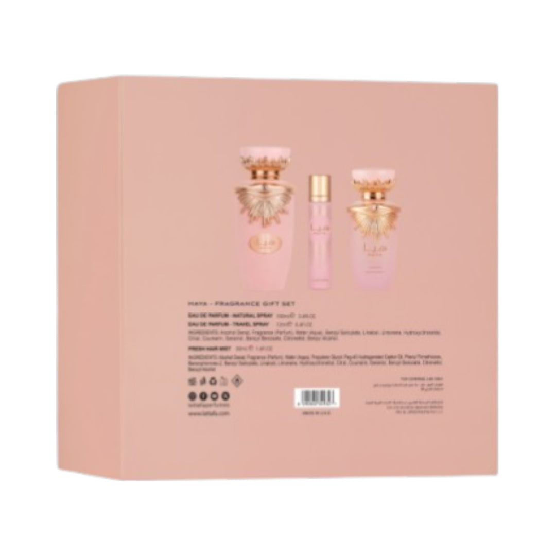 Haya Lattafa gift set perfume hair mist travel spray