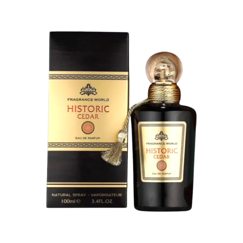 Historic Cedar EDP by Fragrance World – Luxurious Unisex Scent