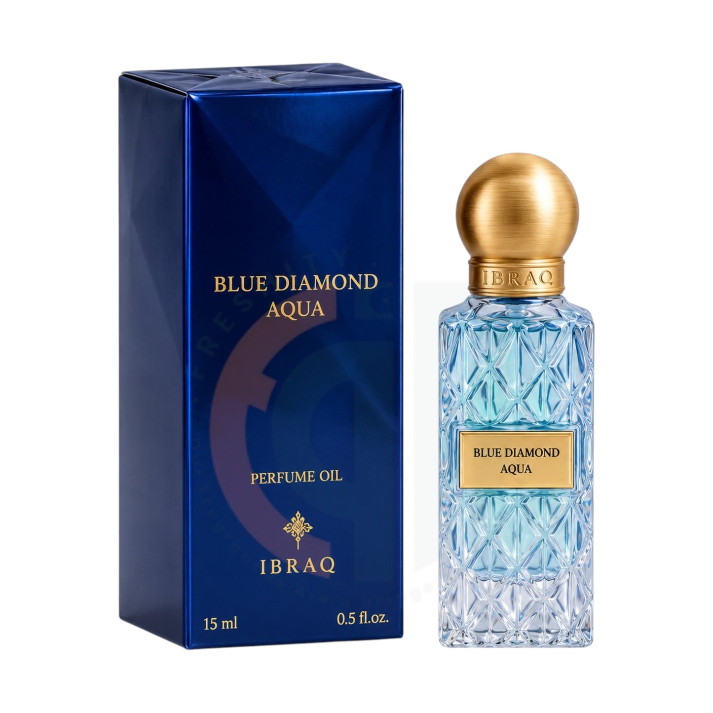 Blue Diamond Aqua 15ml Perfume Oil by Ibraq
