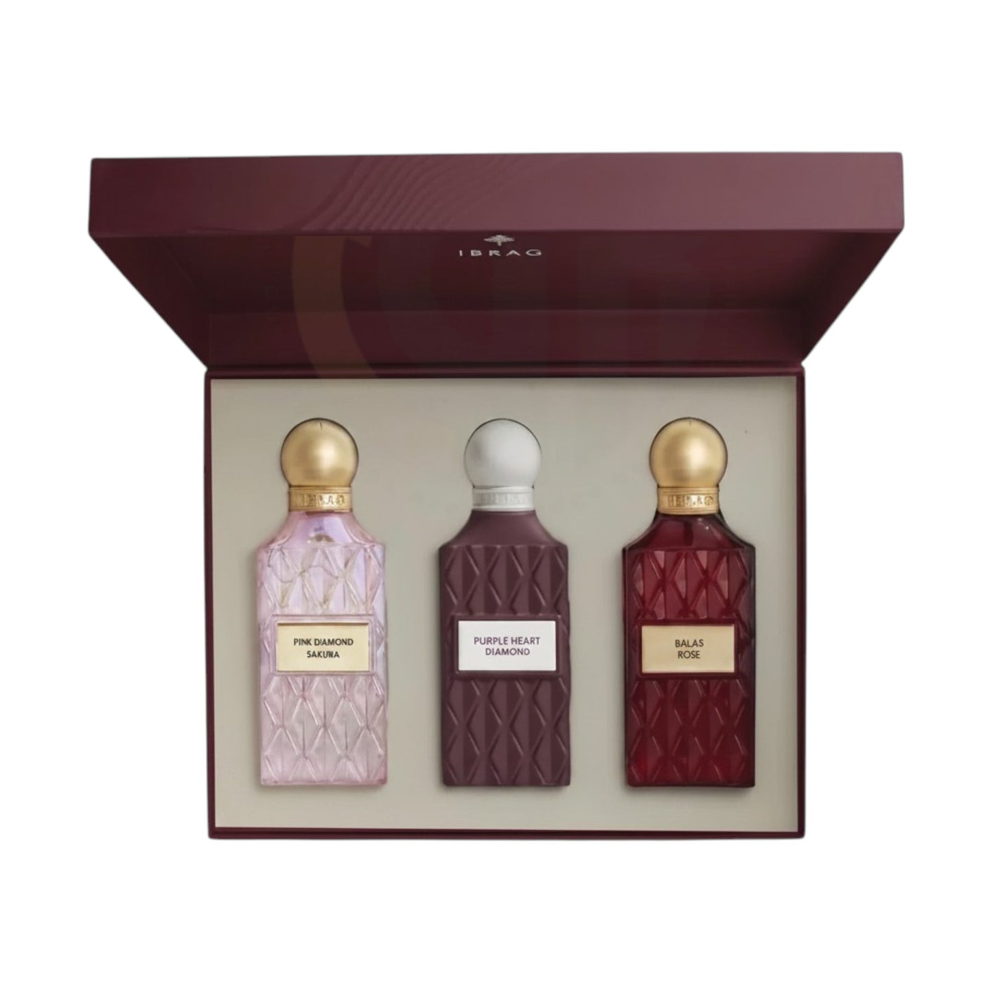 IBRAQ Maroon Wish Set 3x75ml Eau De Parfum
