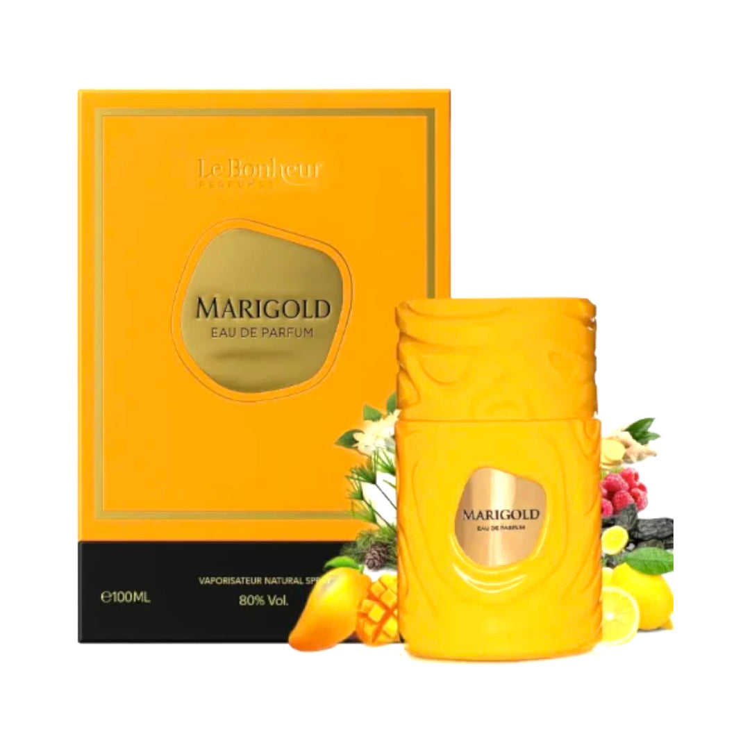 Marigold 100ml EDP by Le Bonheur – Fruity Amber Perfume
