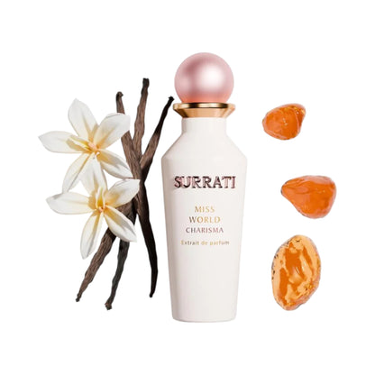 Miss World Charisma 150ml Extrait De Parfum by Surrati – Fruity Amber Perfume