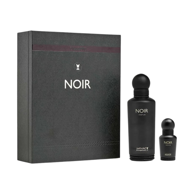 Noir Gift Set 150ml Parfum and 15ml perfume oil by Al Majed Oud