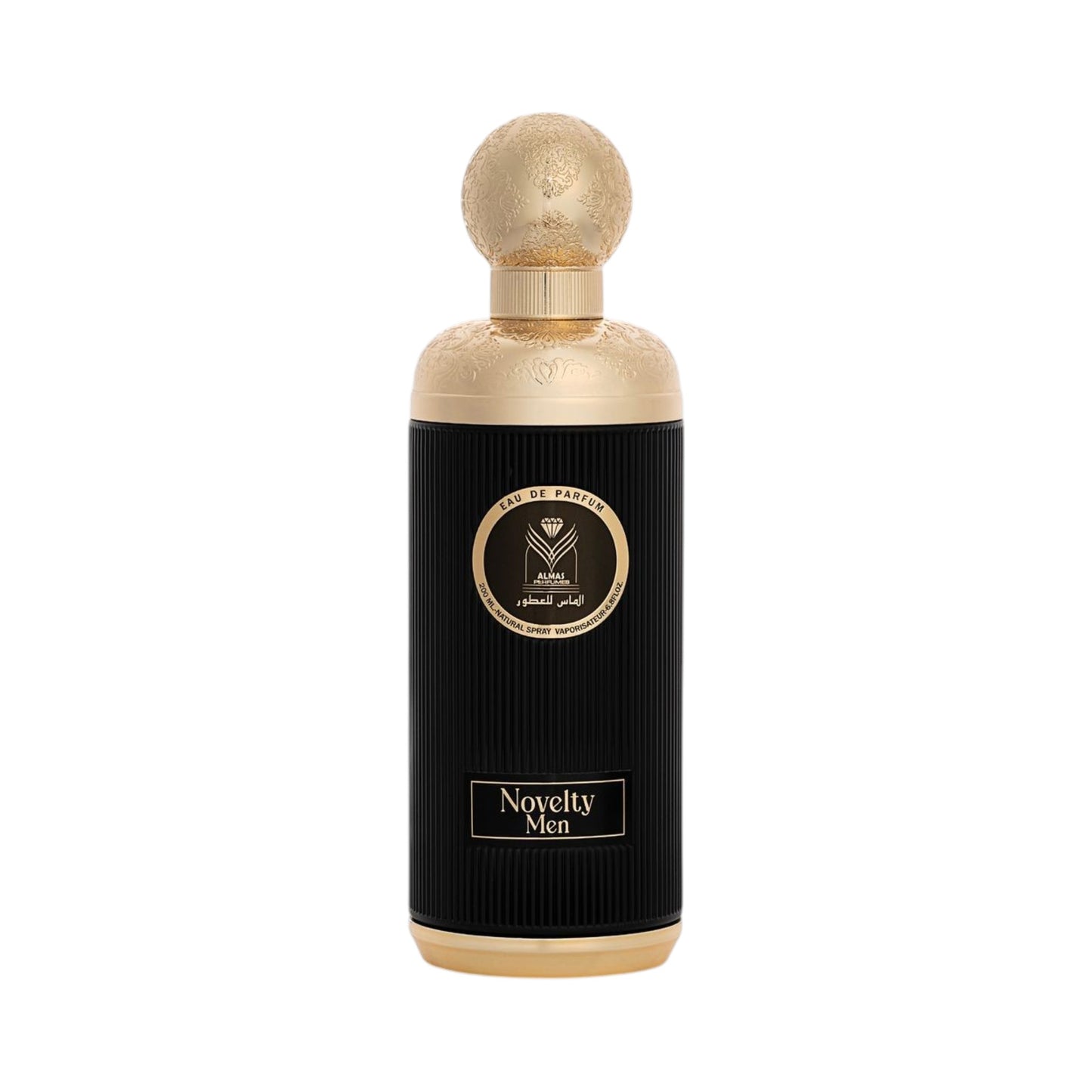 Novelty Men 200ml eau de parfum Almas Perfumes
