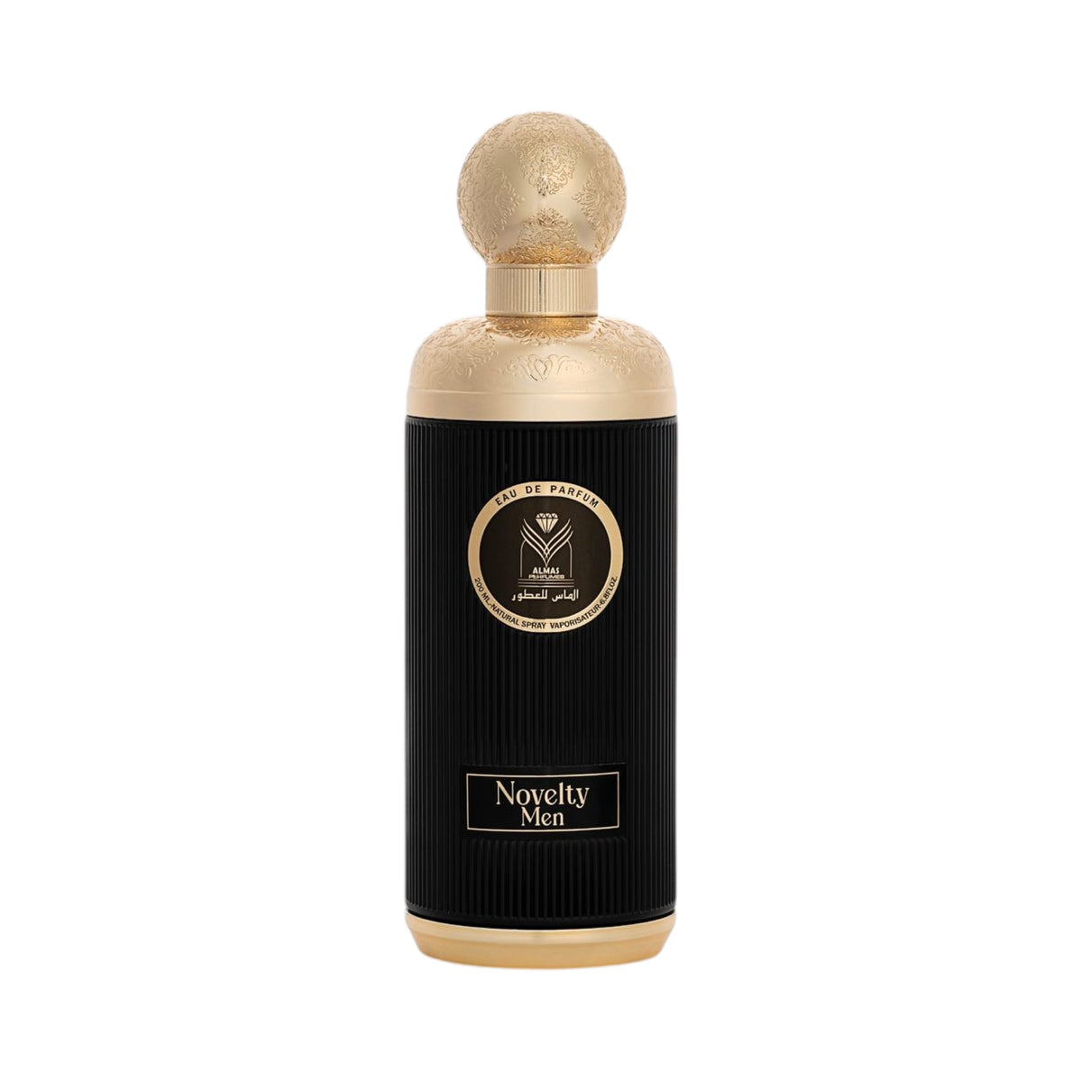 Novelty Men 200ml eau de parfum Almas Perfumes
