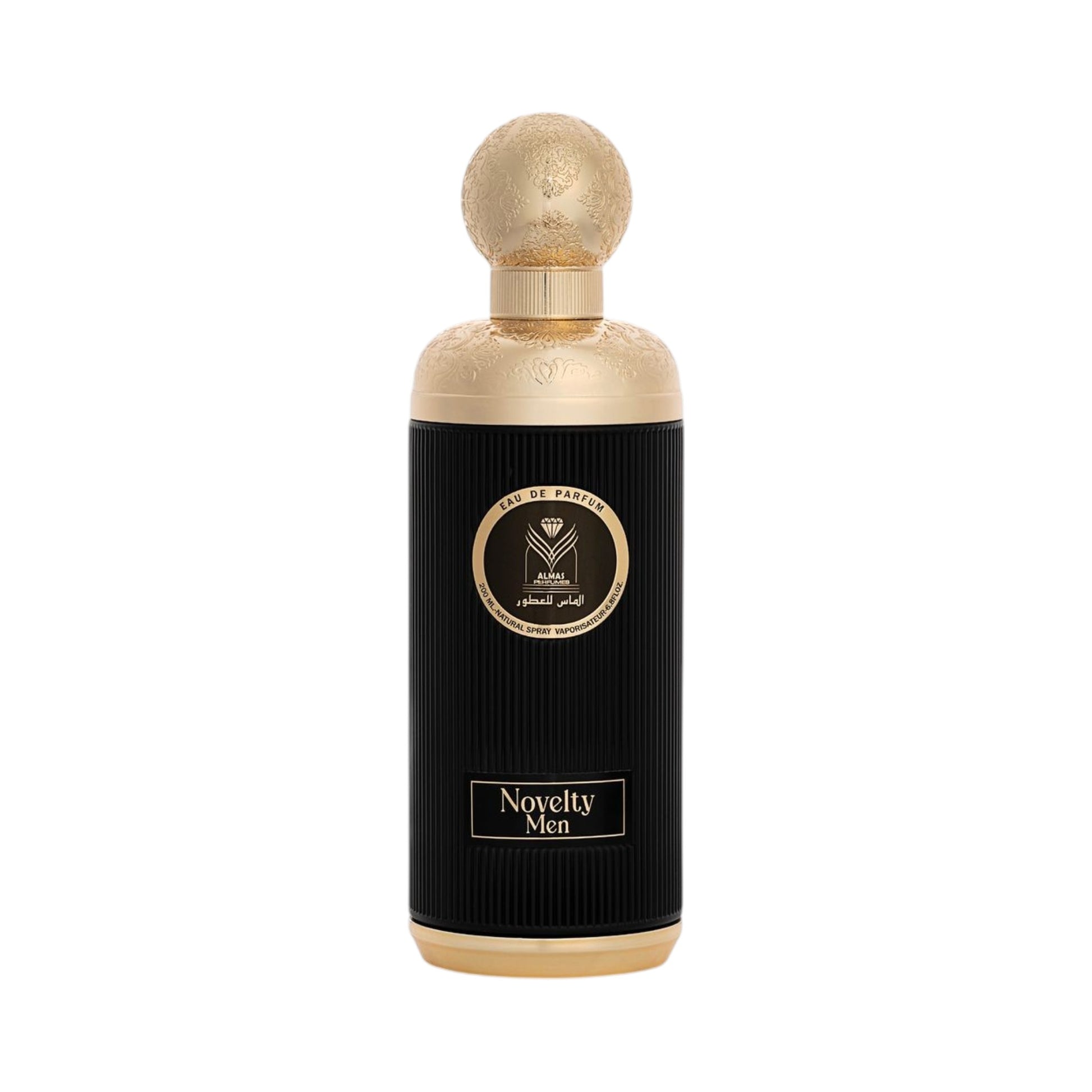 Novelty Men 200ml eau de parfum Almas Perfumes
