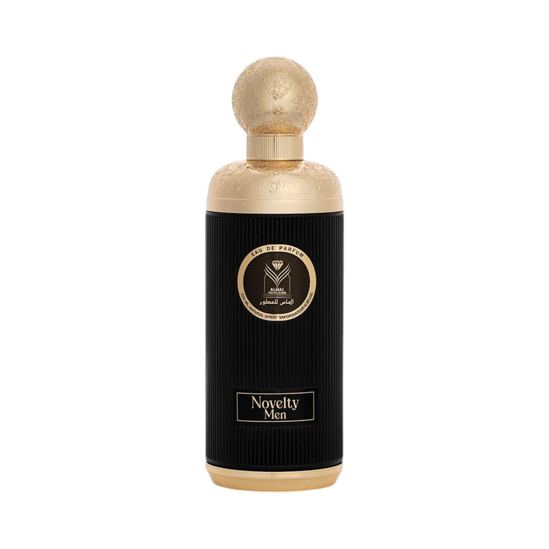 Novelty Men 200ml eau de parfum Almas Perfumes
