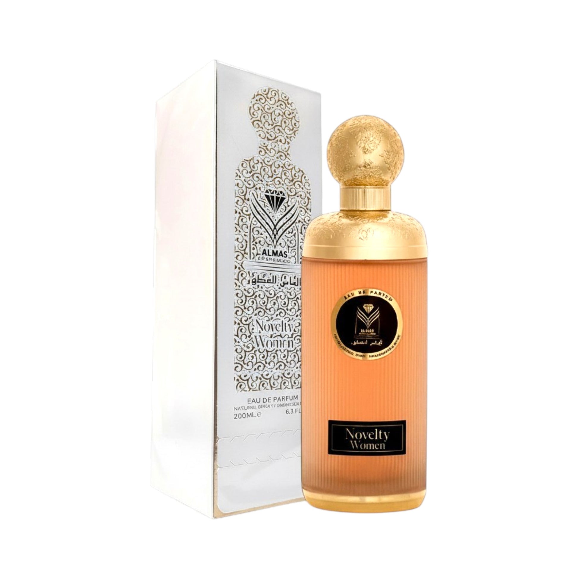 Novelty Women 200ml eau de parfum Almas Perfumes
