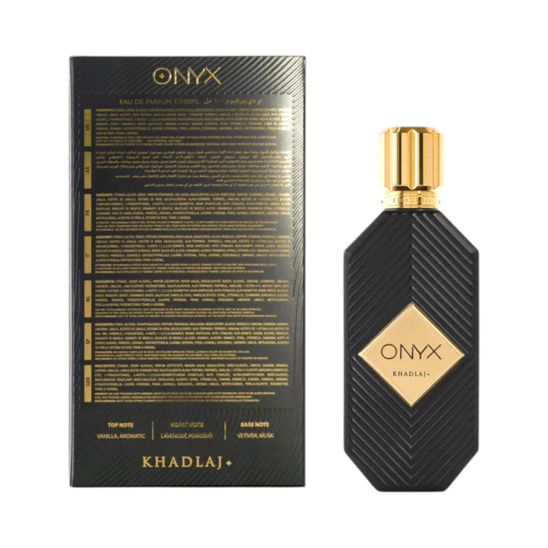 Onyx Gold 100ml EDP by Khadlaj – Vanilla Musk Perfume