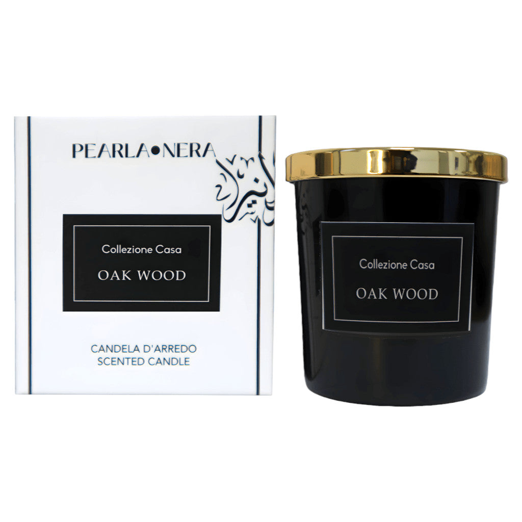 Oak Wood Scented Candle by Pearla Nera - Freshitystore