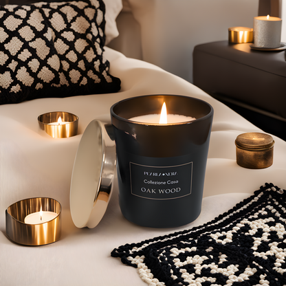 Oak Wood Scented Candle by Pearla Nera - Freshitystore