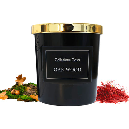 Oak Wood Scented Candle by Pearla Nera - Freshitystore