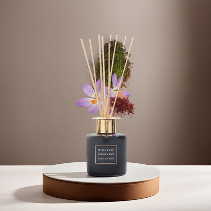 Oak Wood Reed Diffuser by Pearla Nera - 100ml Home Scent - Freshitystore