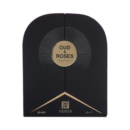 Oud & Roses 60ml EDP by Ahmed Al Maghribi – Elegant Floral Perfume