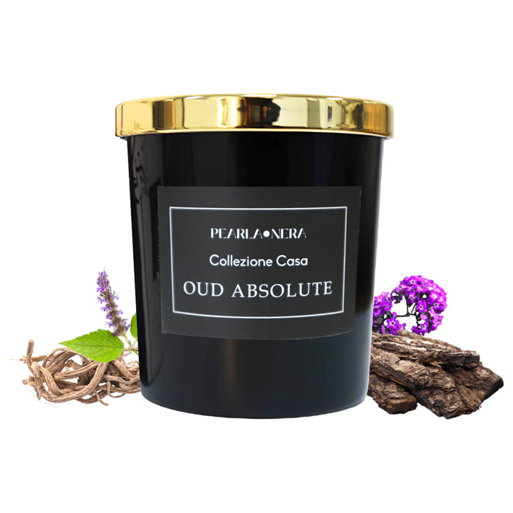 Oud Absolute Scented Soy Candle by Pearla Nera - 200g