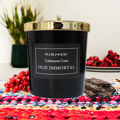 Oud Immortal Scented Candle by Pearla Nera - Freshitystore