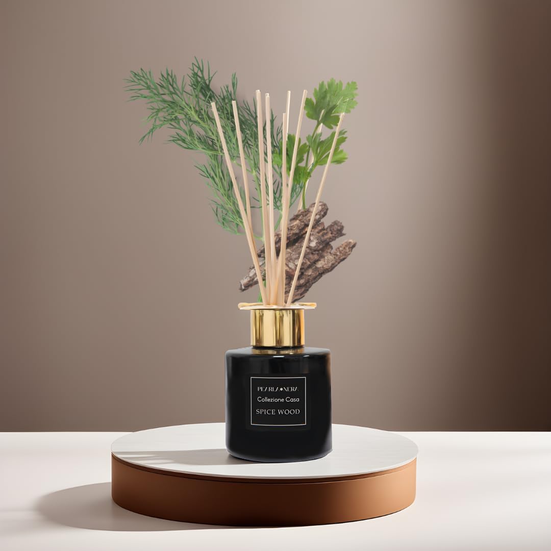 Spice Wood Reed Diffuser by Pearla Nera - 100ml Home Scent - Freshitystore
