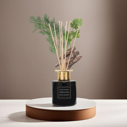 Spice Wood Reed Diffuser by Pearla Nera - 100ml Home Scent - Freshitystore