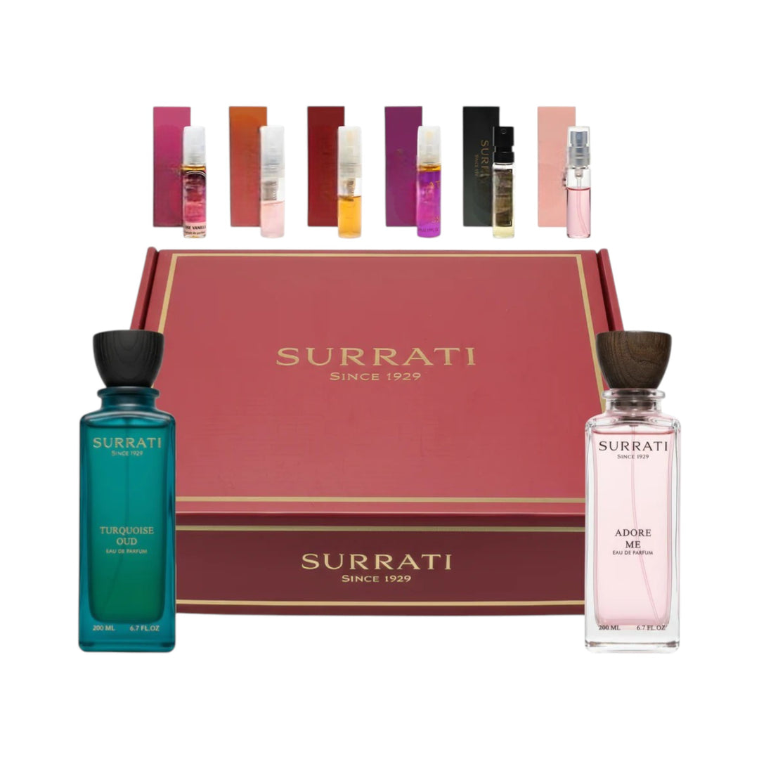Turquoise Oud Adore Me gift set Surrati
