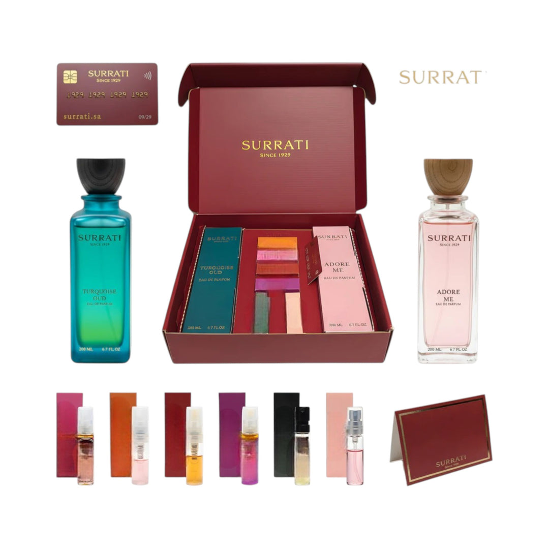Turquoise Oud Adore Me gift set Surrati
