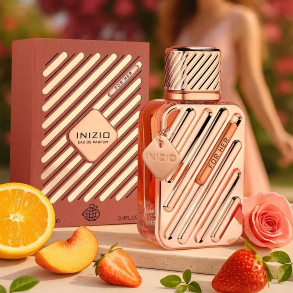 Inzio For Her 100ml EDP by Fragrance World – Strawberry Rose Vanilla Perfume